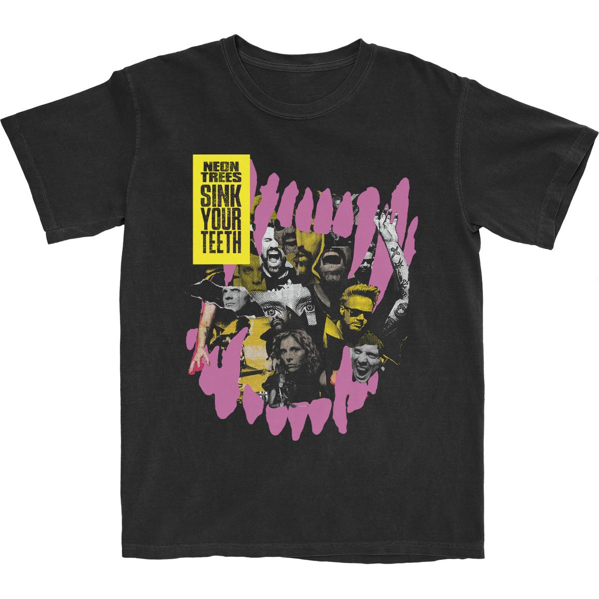 Sink Your Teeth Collage Tee